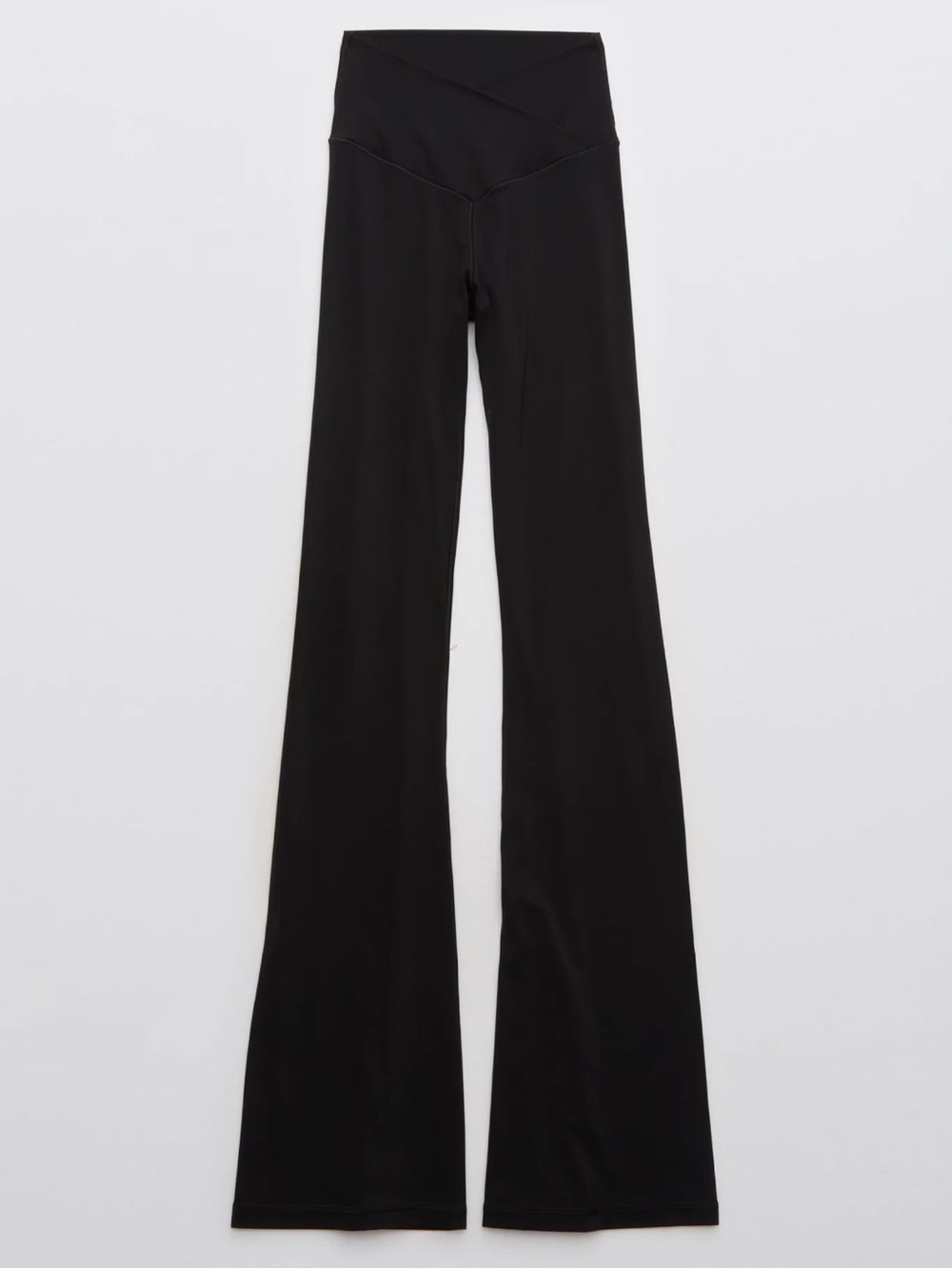 aerie Black High-Waist Flare Yoga Pants